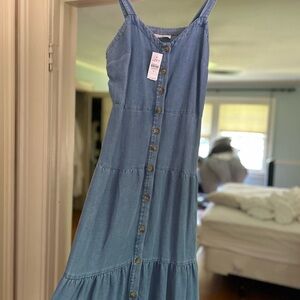 Loft never worn chambray dress size 4